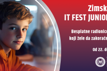 Roditelji, omogućite svom detetu ulazak u svet tehnologije – Besplatna Zimska škola IT FEST JUNIOR 2025!