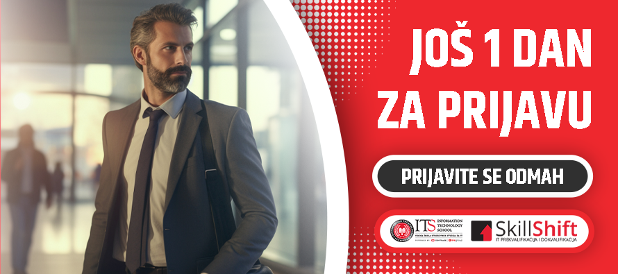 Još samo 1 dan za prijavu na program IT prekvalifikacije i dokvalifikacije uz subvenciju od 1.000 evra!